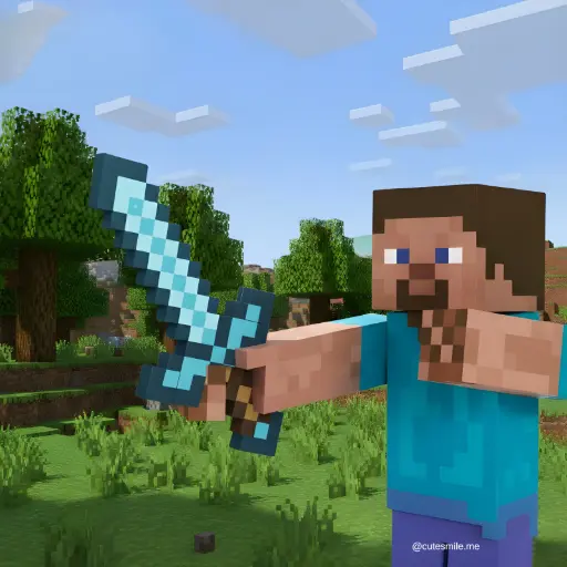 اثنين في واحد سيف وفأس ماينكرافت